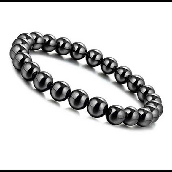 Hematite 8mm Bracelet Balance Memory Grounding - Picture 6 of 10